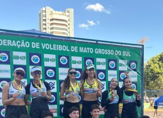 Três Lagoas conquista título, pódios e boas colocações na abertura do Circuito Estadual de Vôlei de Praia