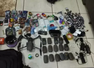 Drone com celulares e carregadores é interceptado antes de abastecer presídio de Dourados