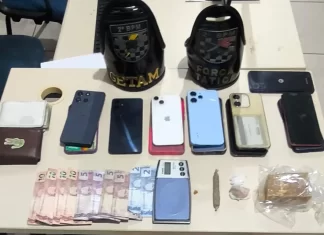 Operação da PM prende cinco suspeitos de tráfico e apreende mais de 200 gramas de crack em Três Lagoas
