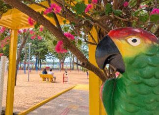 Parquinho infantil da Lagoa Maior é revitalizado e já está liberado para uso