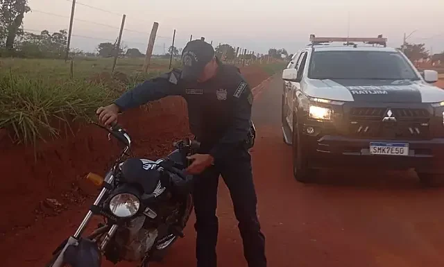 Polícia Militar recupera motocicleta furtada em Três Lagoas poucas horas após o crime