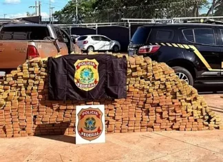 PF apreende 1,8 tonelada de maconha em imóvel desocupado em Três Lagoas